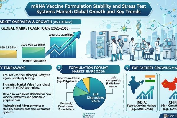 mRNA Vaccine Formulation Stability and Stress Test Systems Market Forecast 2026–2036: Advanced Stability Testing