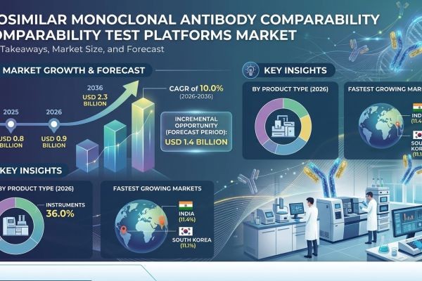 Biosimilar Monoclonal Antibody Comparability Test Platforms Market Forecast 2026–2036: Rising Biosimilar Development Accelerates Demand