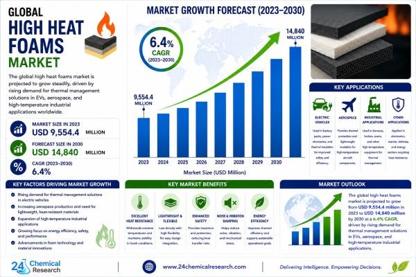How EV Thermal Management and Aerospace Insulation Are Fueling High Heat Foams Market Growth