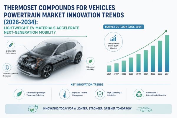 Thermoset Compounds for Vehicles Powertrain Market Innovation Trends (2026-2034): Lightweight EV Materials Accelerate Next-Generation Mobility