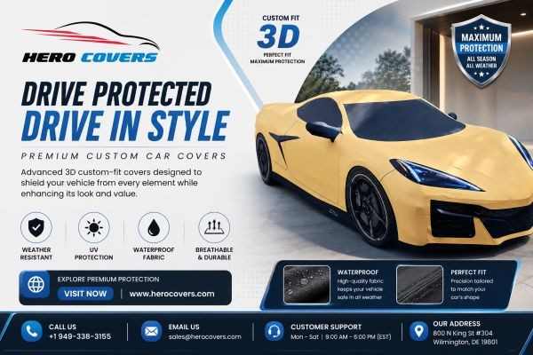 Premium Custom Car Covers for Smart Vehicle Protection in Every Season