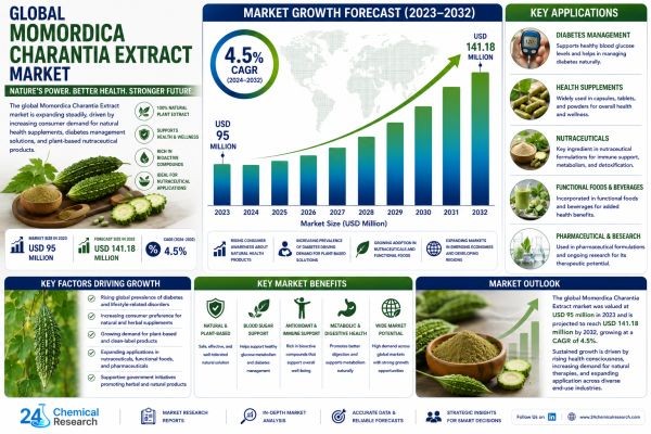 Increasing Use of Momordica Charantia Extract in Pharmaceuticals and Functional Foods Drives Market Expansion