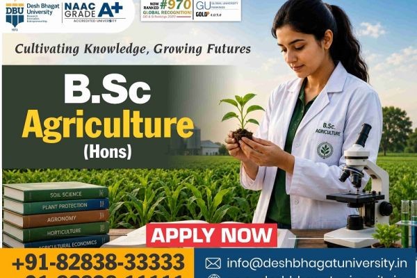 BSc Hons Agriculture: A Smart Career Choice for Students