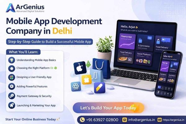 Mobile App Development Company in Delhi | Argenius