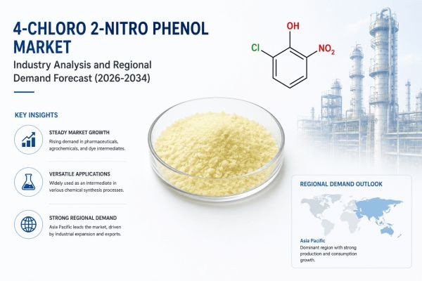 4-Chloro 2-Nitro Phenol Market Industry Analysis and Regional Demand Forecast (2026-2034)