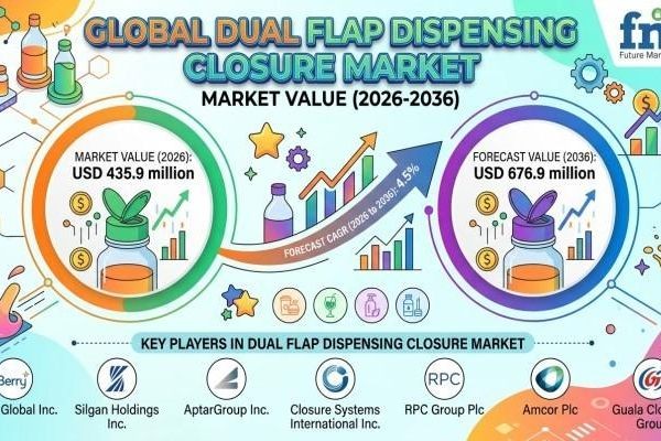 Dual Flap Dispensing Closure Market Experiences Innovation Through Multi-Functional Resealable Dispensing Closure Technologies Globally
