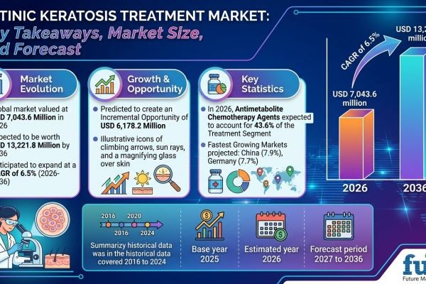Global Actinic Keratosis Treatment Market Forecast 2026–2036: Market Expansion Driven by Rising Sun Exposure