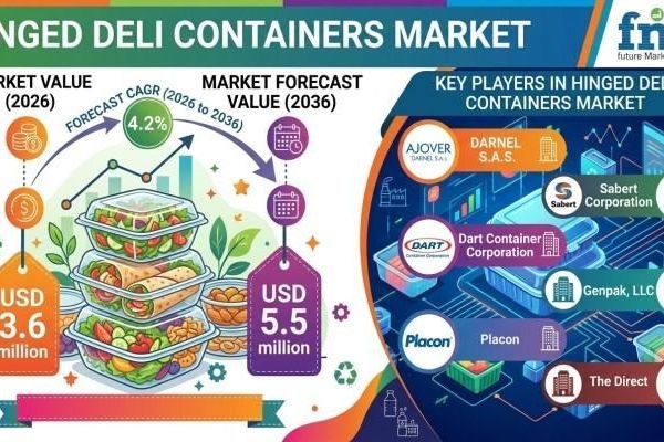 Hinged Deli Containers Market Benefits From Expanding Organized Retail Food Packaging Demand