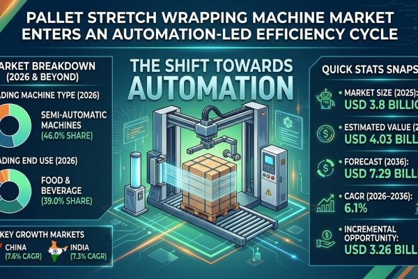 Pallet Stretch Wrapping Machine Market Enters an Automation-Led Efficiency Cycle