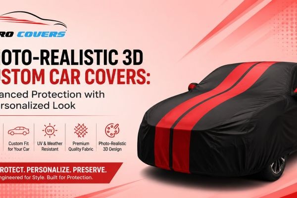 Photo-Realistic 3D Custom Car Covers: Advanced Protection with a Personalized Look