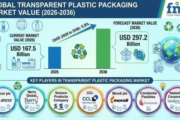 Transparent Plastic Packaging Market Supported by Growing Pharmaceutical and Personal Care Packaging Demand