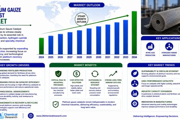 Platinum Gauze Catalyst Market Forecast 2030: Demand Driven by Nitric Acid Production