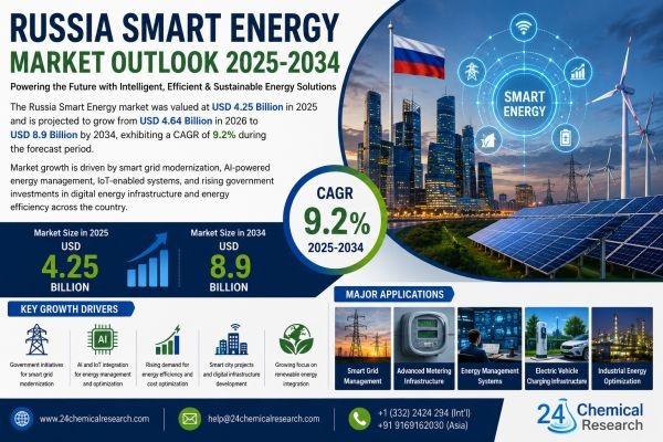 Russia Smart Energy Market: IoT, AI & Grid Digitalization Outlook 2024–2030