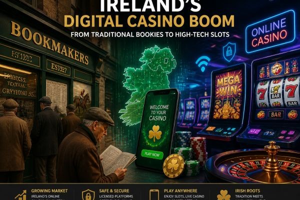 Ireland’s Digital Casino Boom: From Traditional Bookies to High-Tech Slots