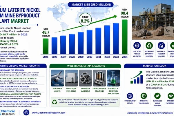 Scandium Recovery Technologies Gain Momentum Amid Aerospace and Clean Energy Expansion