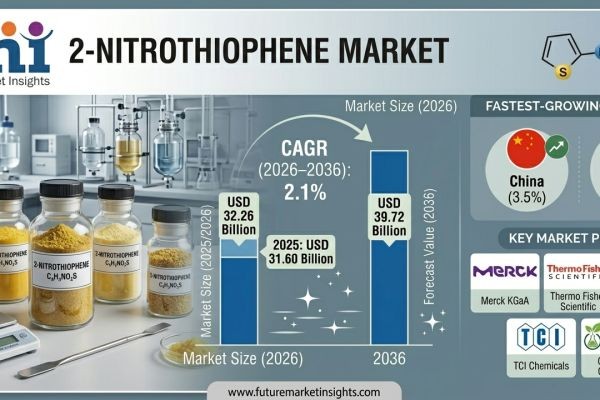 2-Nitrothiophene Market Forecast 2026–2036: Pharmaceutical and Agrochemical Demand