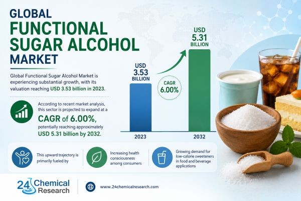 Increasing Demand for Sugar-Free Food Products Boosting Functional Sugar Alcohol Market