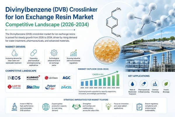 Divinylbenzene (DVB) Crosslinker for Ion Exchange Resin Market Competitive Landscape (2026-2034)