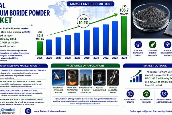 HfB₂ Powder Market Expansion Driven by Ultra-High Temperature Ceramic Applications