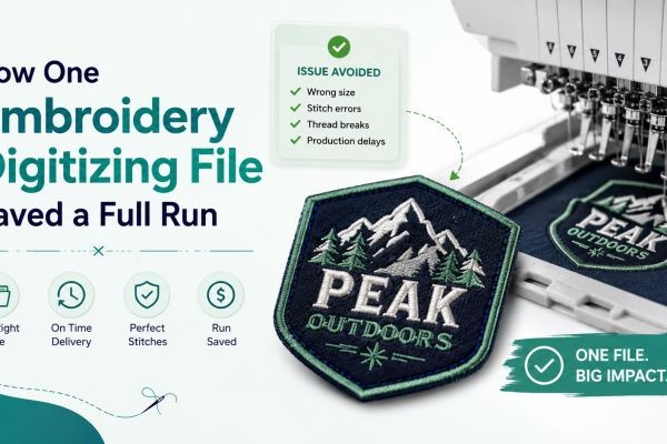 How One Embroidery Digitizing File Saved a Full Run
