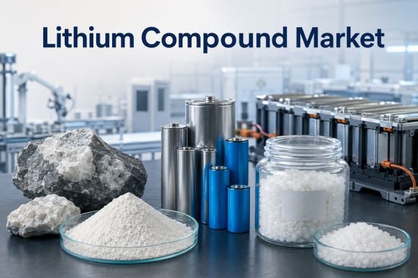 Lithium Compound Market growth driven by rising EV battery demand globally