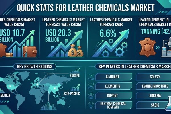 Leather Chemicals Market Forecast 2025–2035: Market Expansion Driven by Sustainability