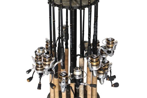 The Convergence of Camouflage and Tackle Preservation: The Engineering of the Realtree 16-Rod Round Fishing Rod Storage Rack