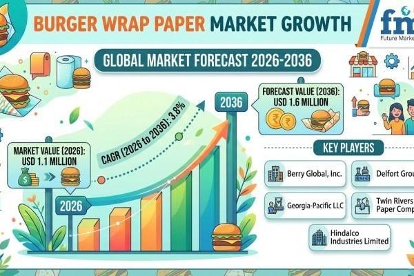 Burger Wrap Paper Market Growth Supported by Modernized Foodservice Packaging Systems