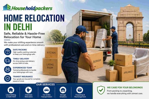 Home Relocation in Delhi Services for Stress-Free Moving