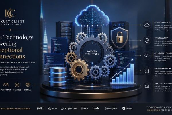 The Technology Stack Behind Luxury Client Connection Websites