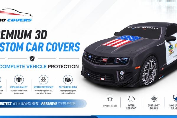 Premium 3D Custom Car Covers for Complete Vehicle Protection