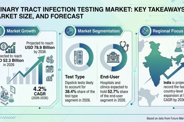 Urinary Tract Infection Testing Market Forecast 2026–2036: Shift Toward Rapid and Point-of-Care Diagnostics