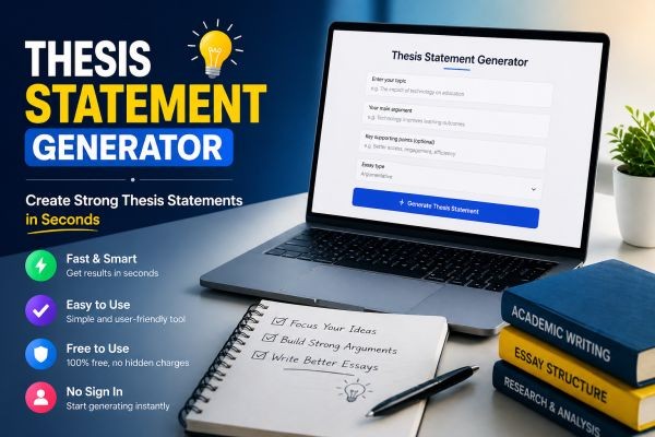 Thesis Statement Generator That Helps You Start Writing
