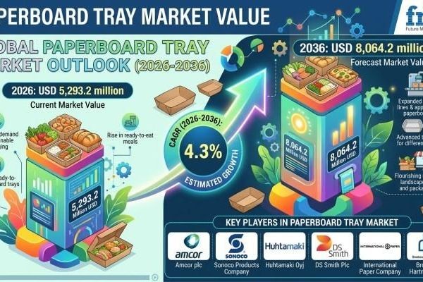 Paperboard Tray Market Advances as Industries Prioritize Eco-Friendly Packaging Materials