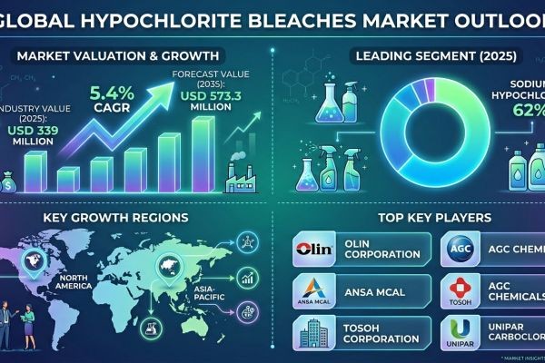 Hypochlorite Bleaches Market Forecast 2026–2036: Market Expansion Driven by Sanitation Regulations