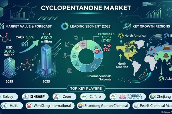 Cyclopentanone Market Forecast 2026–2036: Market Expansion Driven by Specialty Chemical Demand
