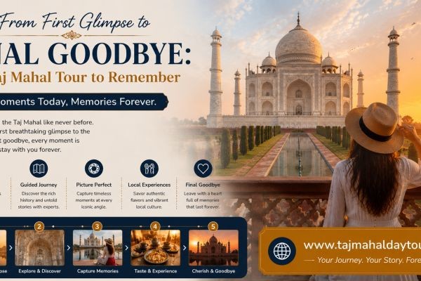 From First Glimpse to Final Goodbye: A Taj Mahal Tour to Remember