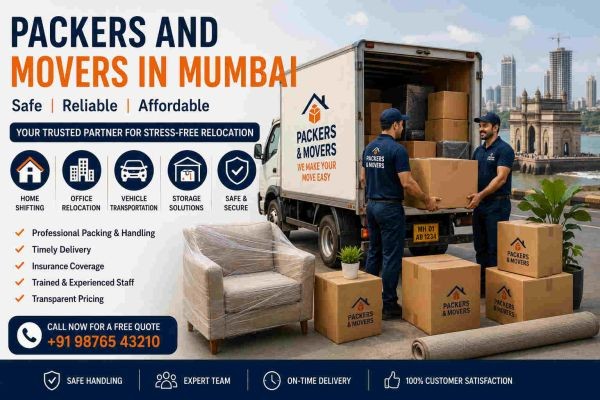 Packers and Movers in Mumbai for Safe and Easy Relocation