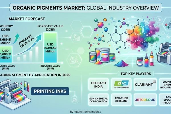 Global Organic Pigments Market Forecast 2025–2035: Market Expansion Driven by Sustainability Regulations