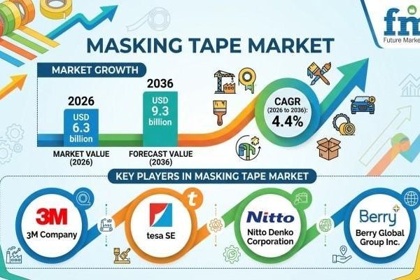 Masking Tape Market Gains Momentum Through Premium Adhesive Technology Innovations Worldwide