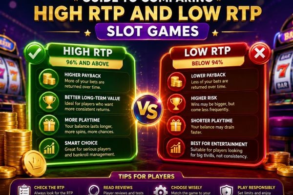 Guide to Analyzing High RTP and Low RTP Slot Games