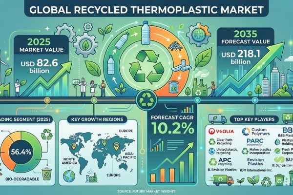 Recycled Thermoplastic Market Forecast 2025–2035: Market Expansion Driven by Sustainability Mandates