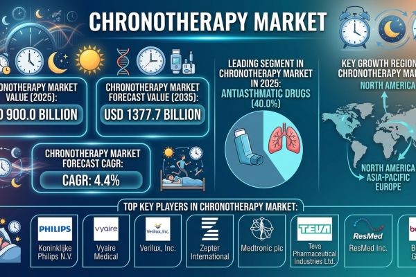 Chronotherapy Market Forecast 2026–2036: Market Expansion Driven by Circadian Biology and Precision Medicine