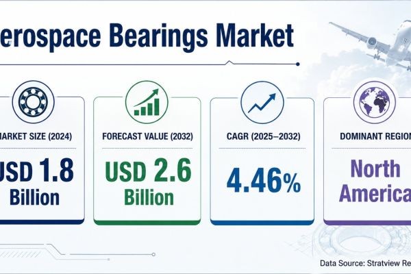 Aerospace Bearings Market to Reach USD 2.6 Billion by 2032 Amid Expanding Aviation Demand