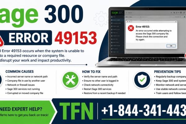 Getting 49153 Error When Connecting To Sage 300: Complete Guide to Fix Sage 300 Database Connection Issues