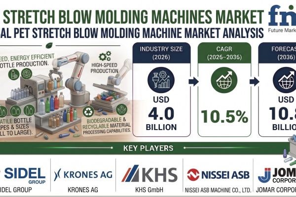 PET Stretch Blow Molding Machines Market to Reach USD 10.8 Billion by 2036 | Expansion of PET Recycling Initiatives Supports Market Development