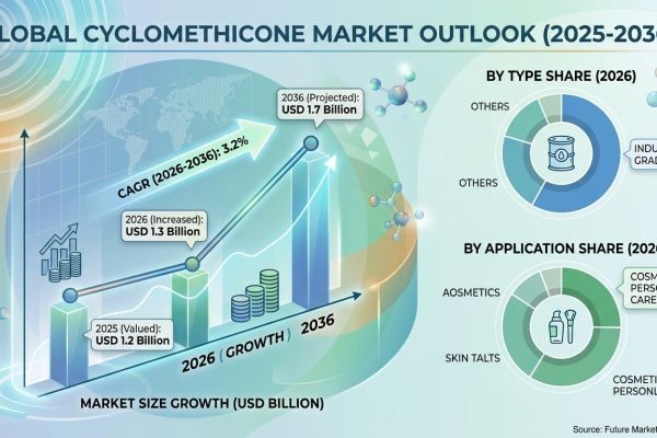 Global Cyclomethicone Market Forecast 2026–2036: Market Expansion Driven by Cosmetic Innovation