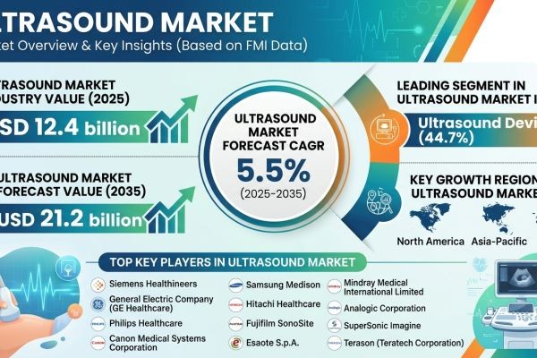 Global Ultrasound Market Forecast 2025–2035: Market Expansion Driven by Non-Invasive Diagnostics and Technological Advancements