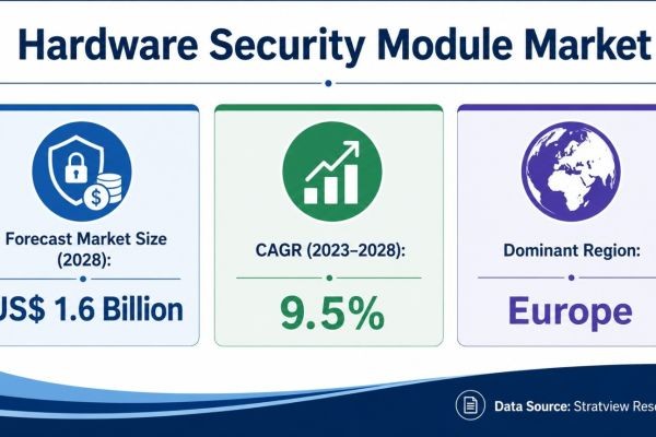 Hardware Security Module Market Growth to Reach US$1.6 Billion by 2028 Amid Rising Cybersecurity Priorities