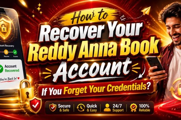 How to Recover Your Reddy Anna Book Account If You Forget Your Credentials?